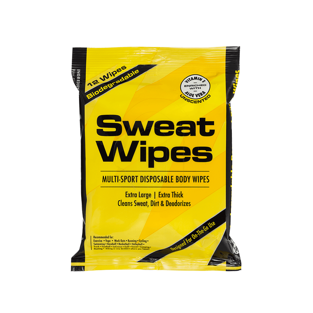 Biodegradable Sweat Wipes (Unscented) - SweatZone (NEW)