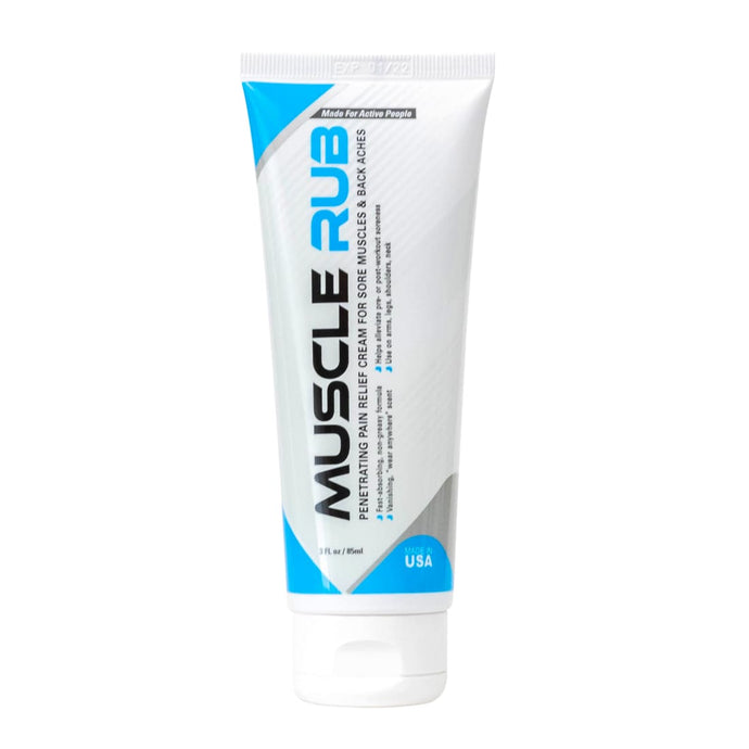Muscle Rub - Topical Relief Gel 3 oz Near Odorless Formula by MedZone SweatZone 